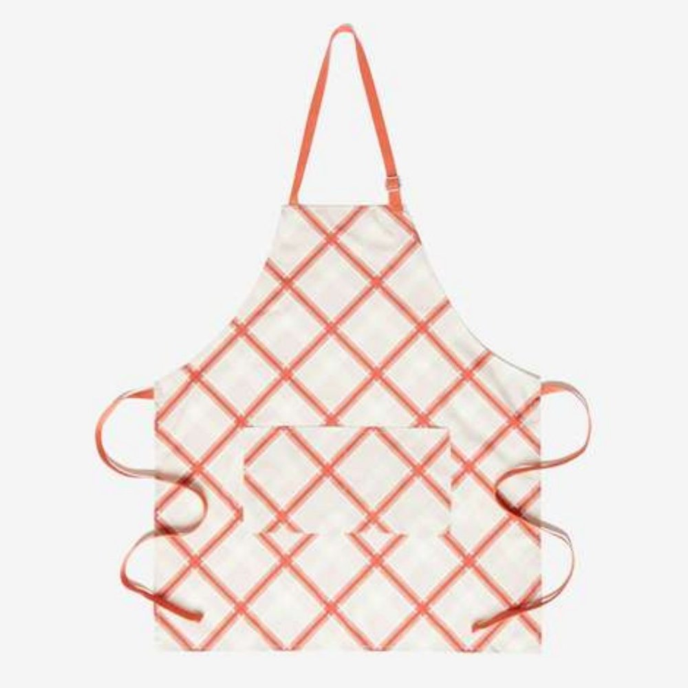 Sewing Down South - Cooking Apron in Perfectly Plaid - Brand New